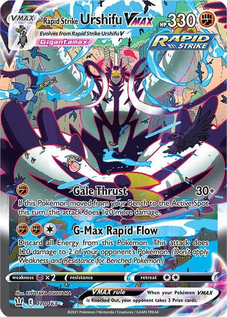 Rapid Strike Urshifu VMAX Alternate Art Secret VMAX