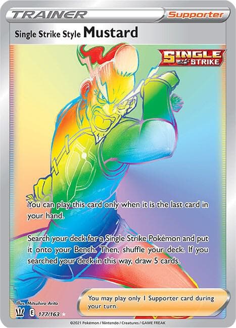 Single Strike Style Mustard Secret Supporter · Single Strike