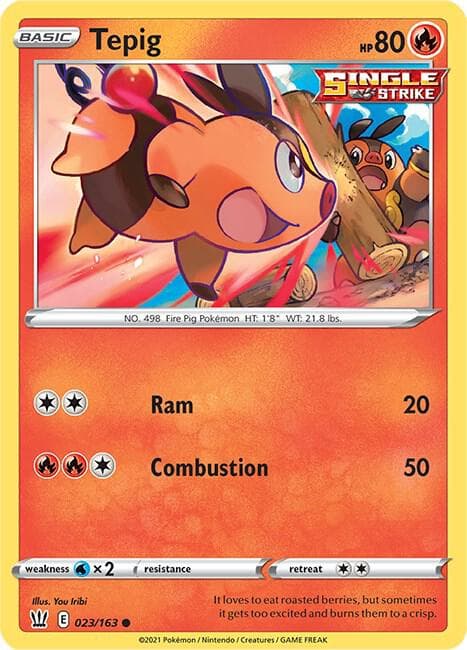 Tepig Basic · Single Strike