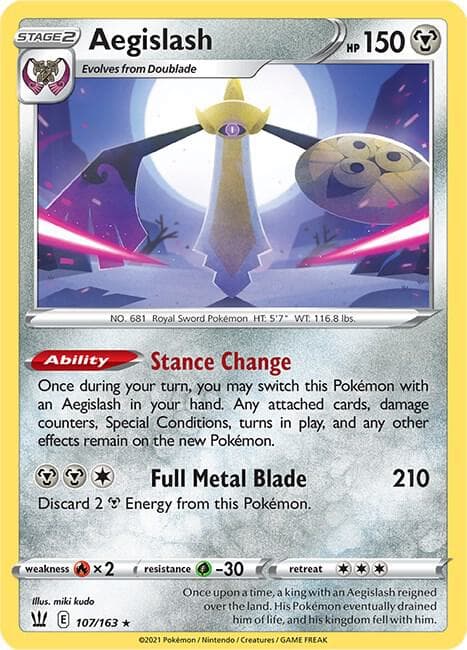 Aegislash 107 Stage 2
