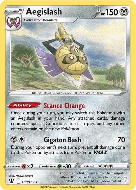 Aegislash 108 Stage 2