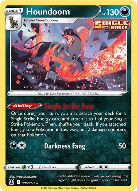 Houndoom Stage 1 · Single Strike