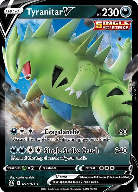 Tyranitar V Basic · V · Single Strike