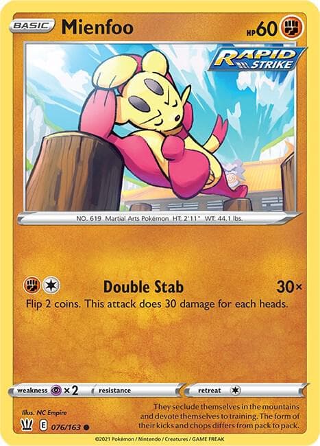 Mienfoo Basic · Rapid Strike