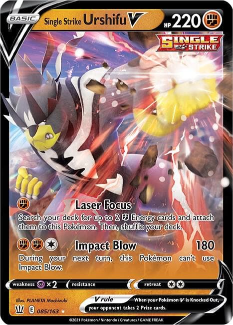 Single Strike Urshifu V Basic · V · Single Strike