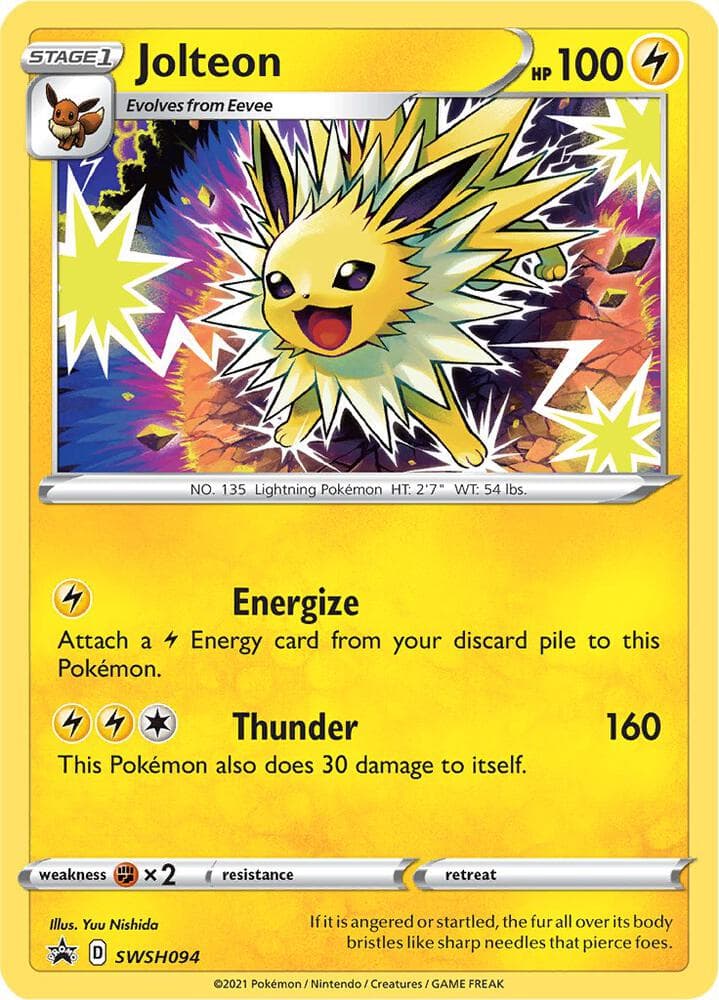 Jolteon SWSH094 Stage 1