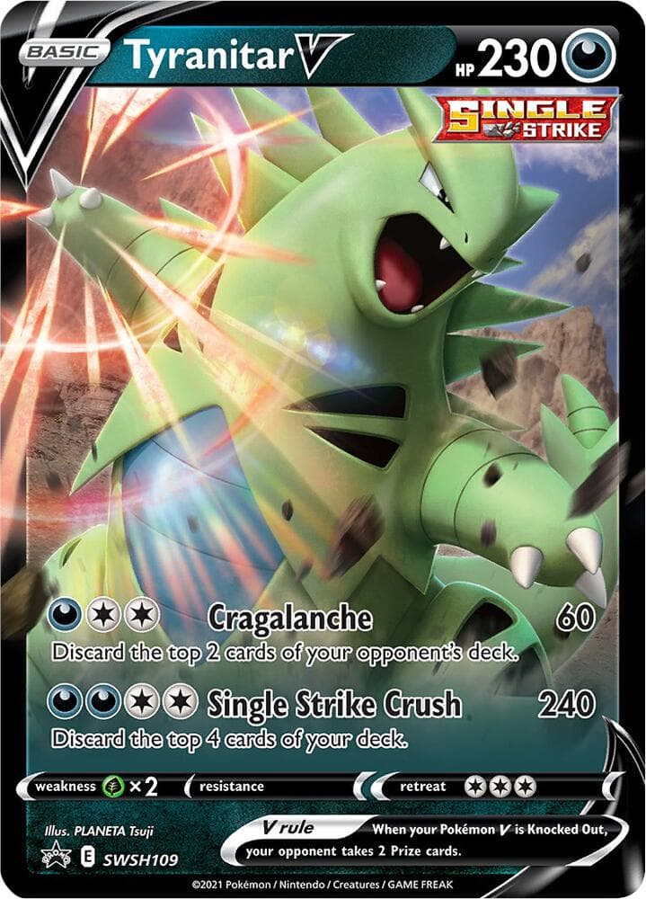 Tyranitar V SWSH109 Basic