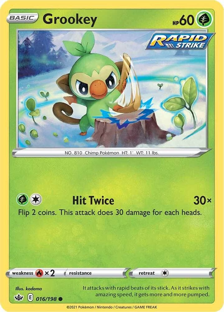 Grookey Basic · Rapid Strike
