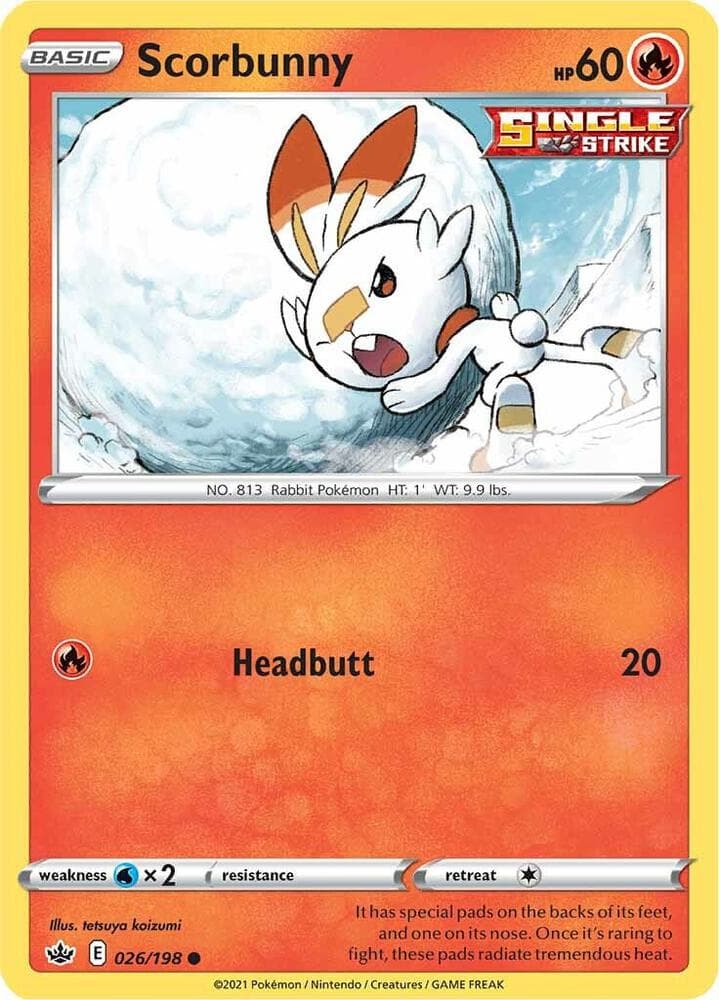 Scorbunny Basic · Single Strike