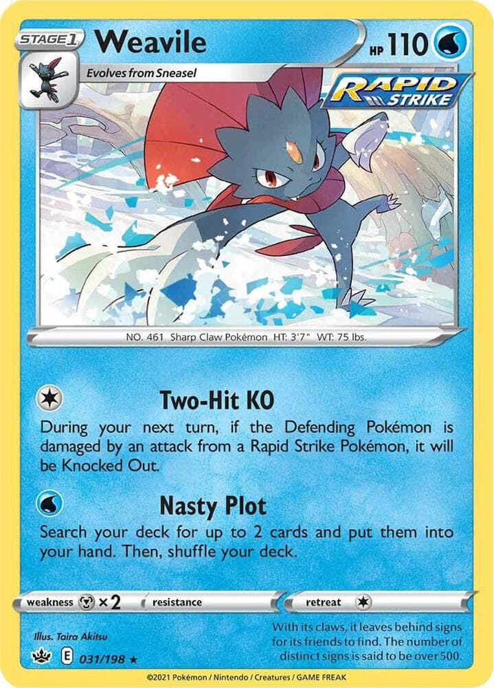 Weavile Stage 1 · Rapid Strike