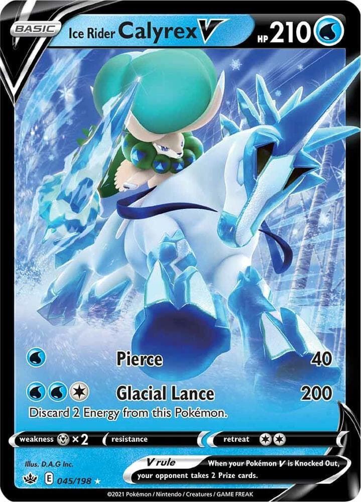 Ice Rider Calyrex V Basic · V