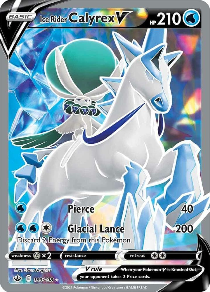 Ice Rider Calyrex V Full Art Basic