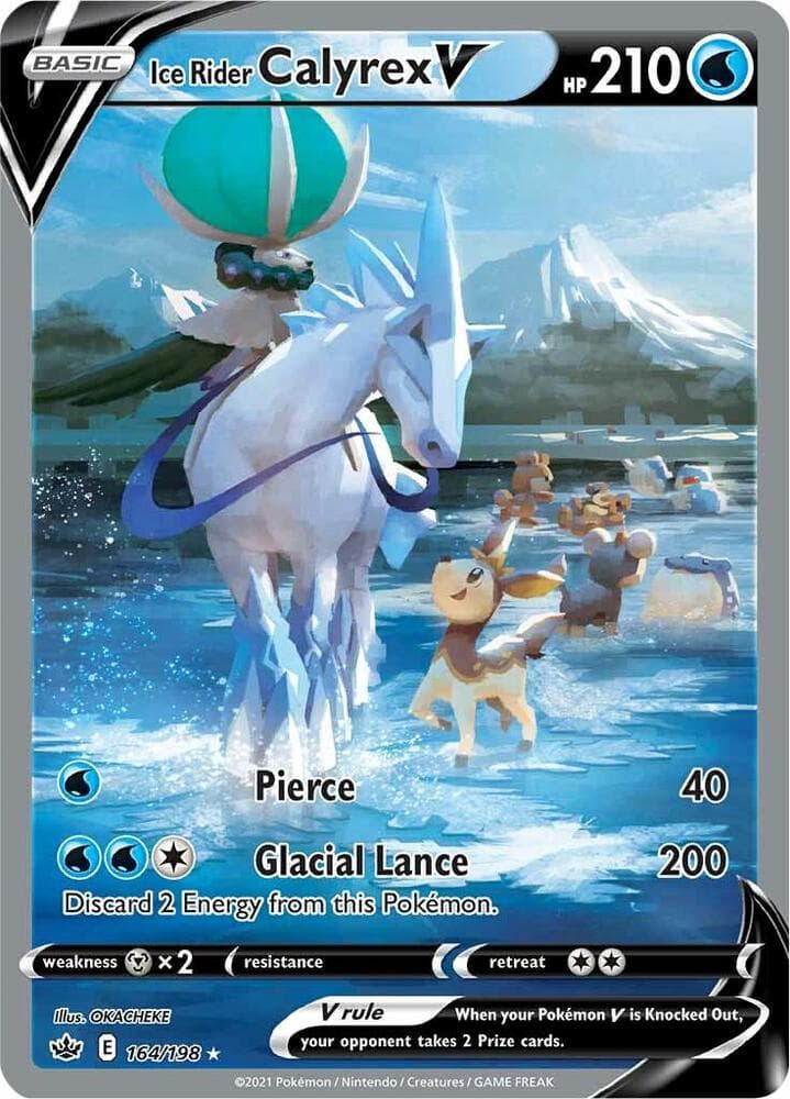 Ice Rider Calyrex V Alternate Full Art Basic