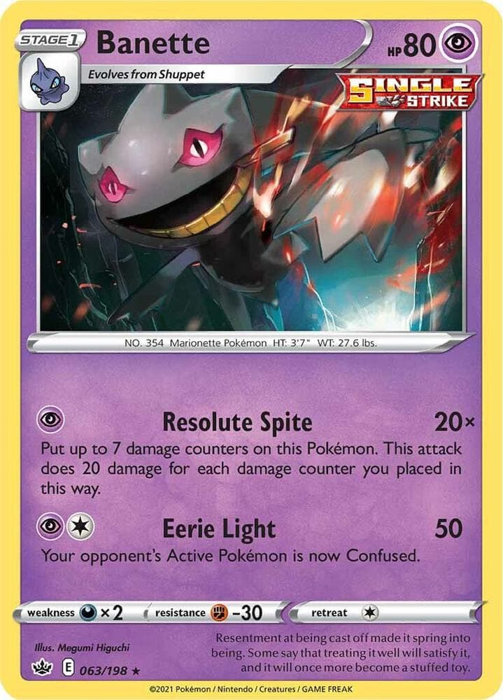 Banette Stage 1 · Single Strike