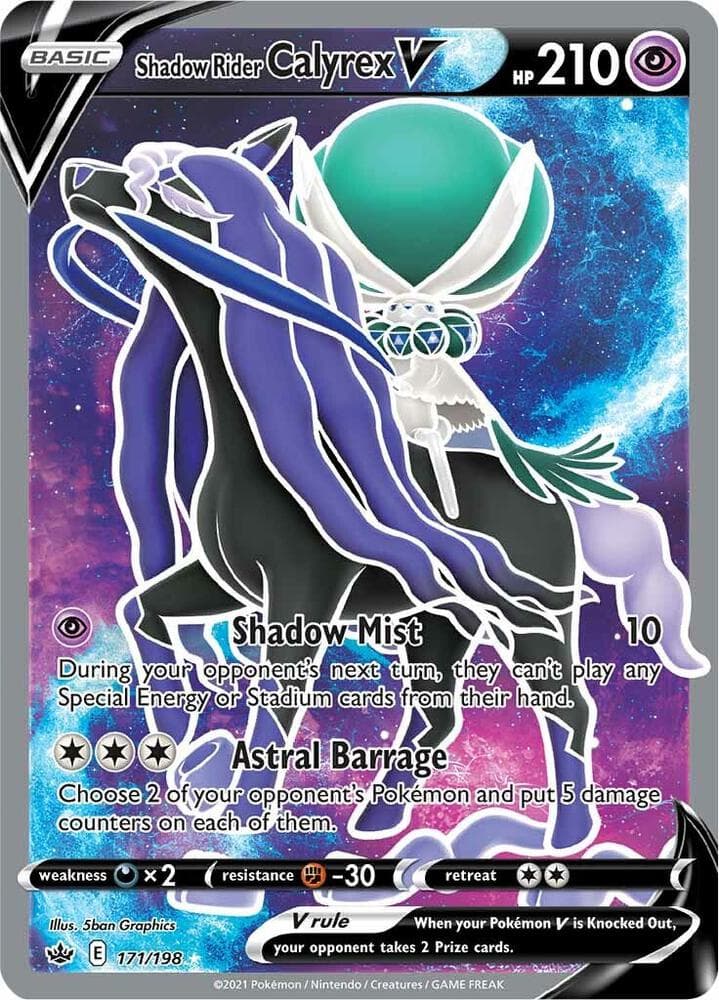 Shadow Rider Calyrex V Full Art Basic