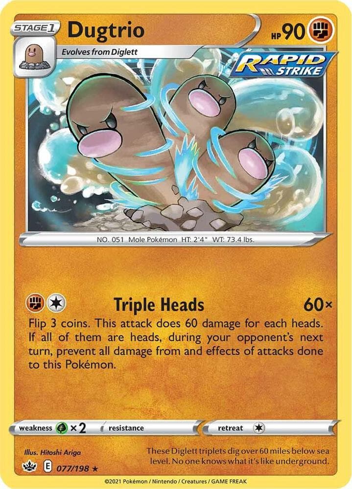 Dugtrio Stage 1 · Rapid Strike