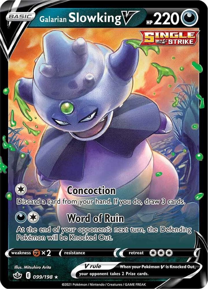 Galarian Slowking V Basic · V · Single Strike