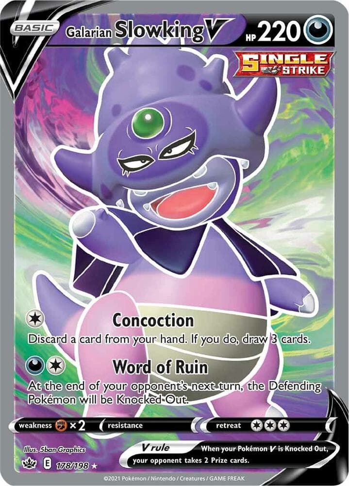 Galarian Slowking V Full Art Basic