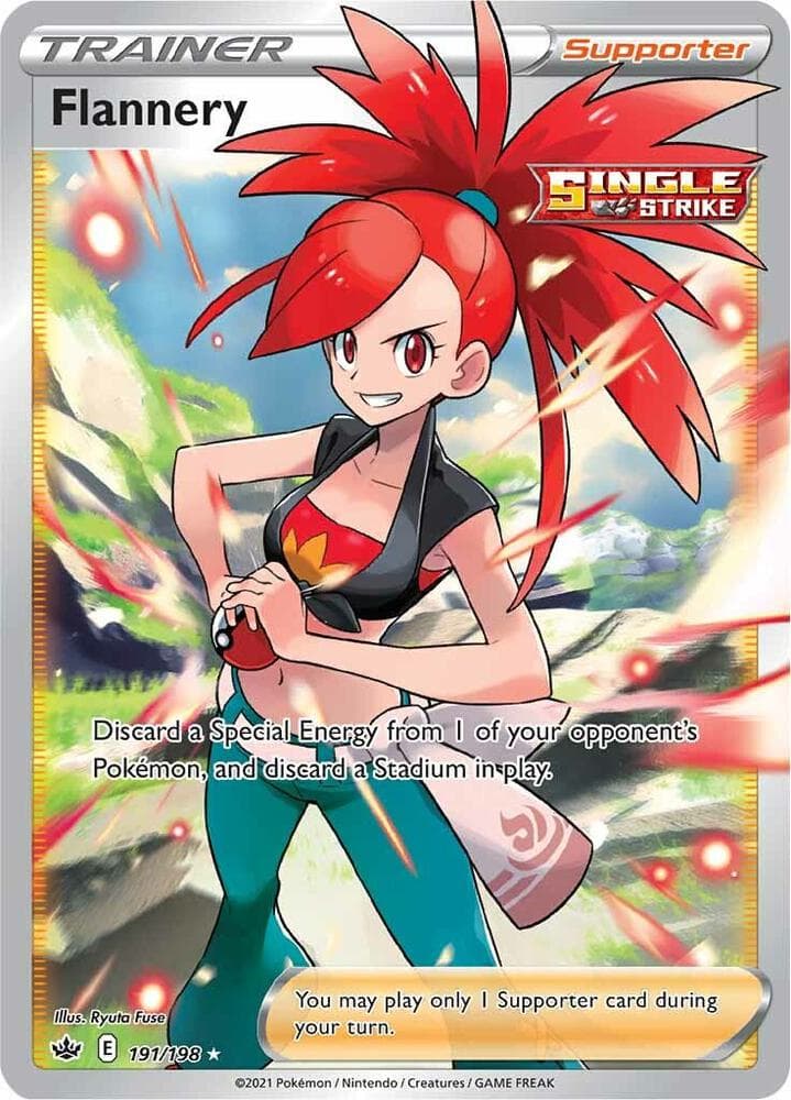 Flannery Full Art Supporter · Single Strike