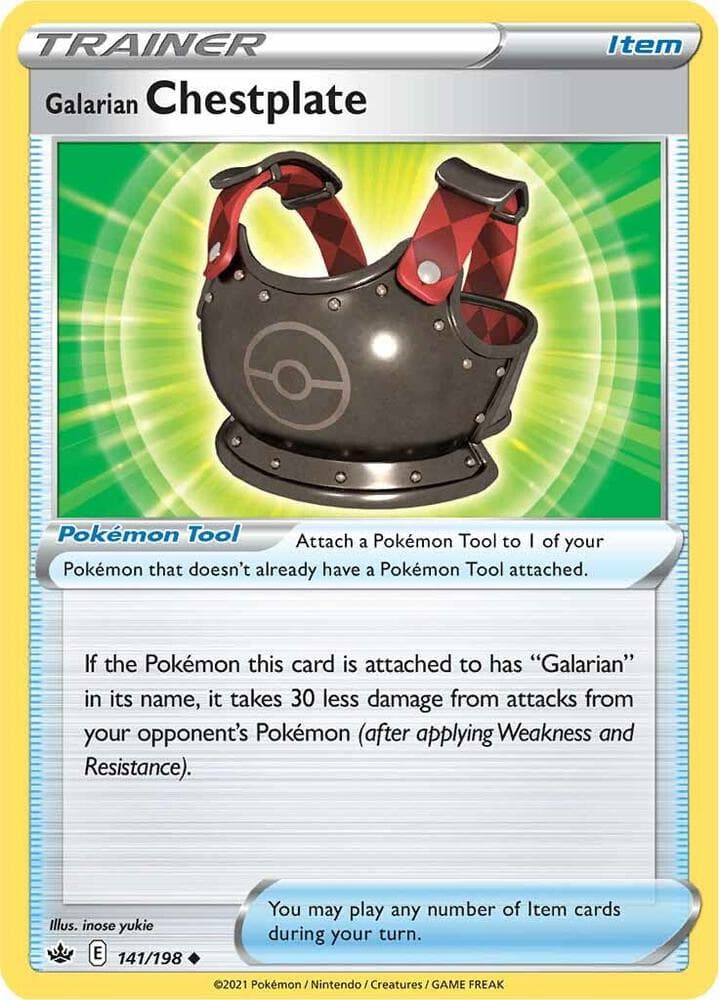 Galarian Chestplate Pokémon Tool