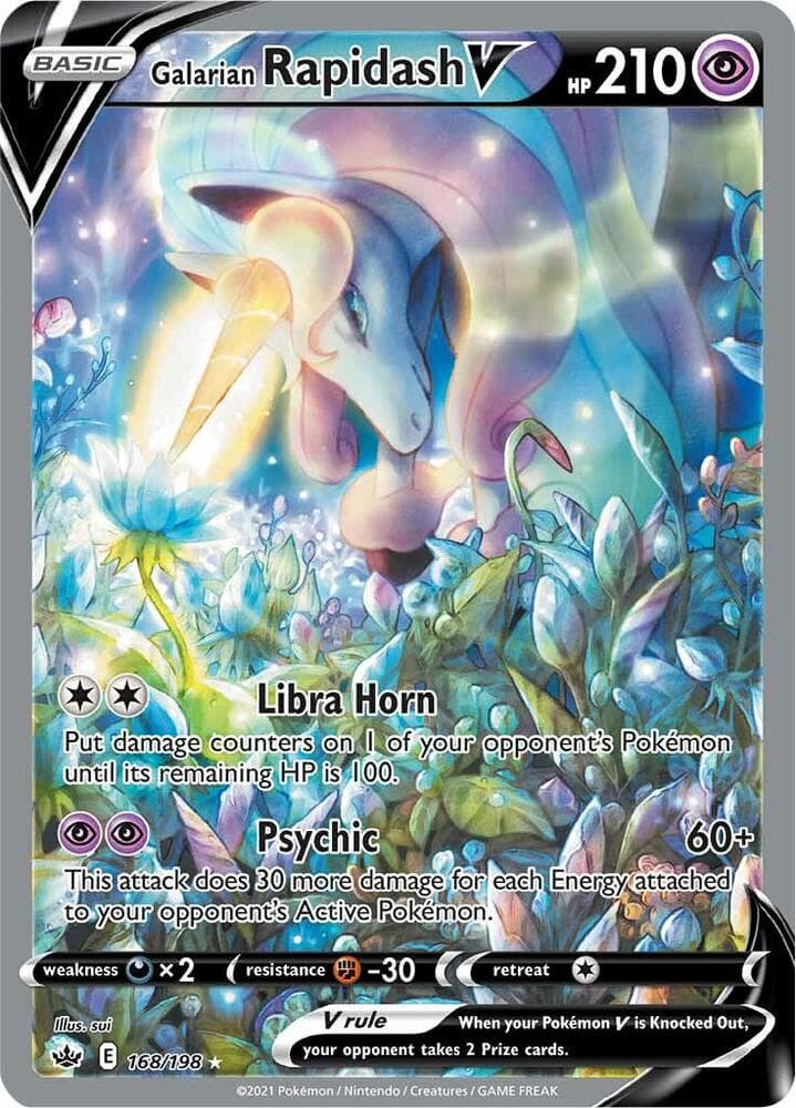 Galarian Rapidash V Alternate Full Art Basic