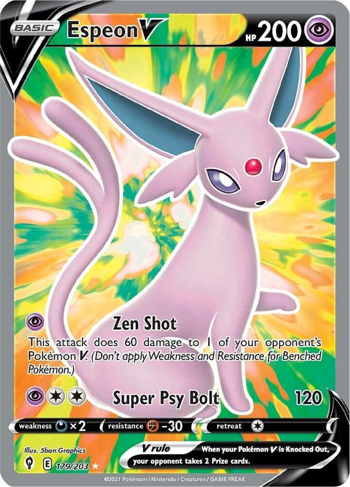 Espeon V Full Art Basic