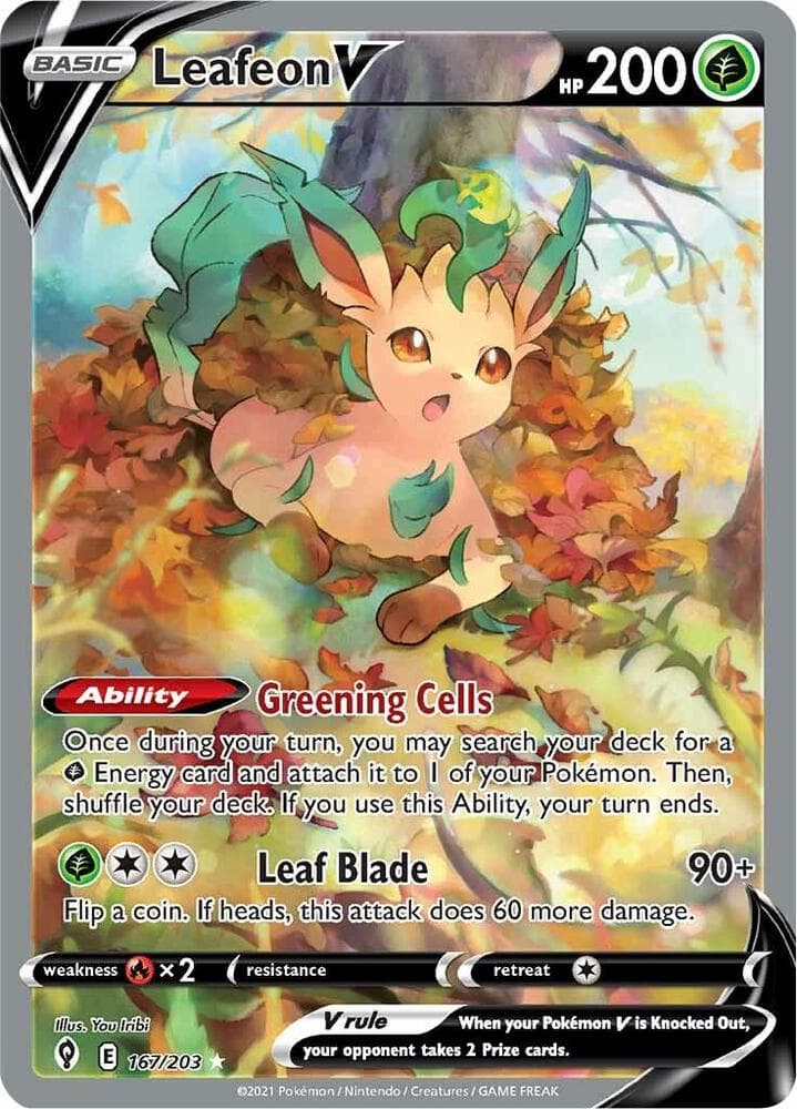 Leafeon V Alternate Full Art Basic