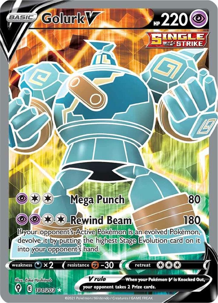 Golurk V Full Art Basic