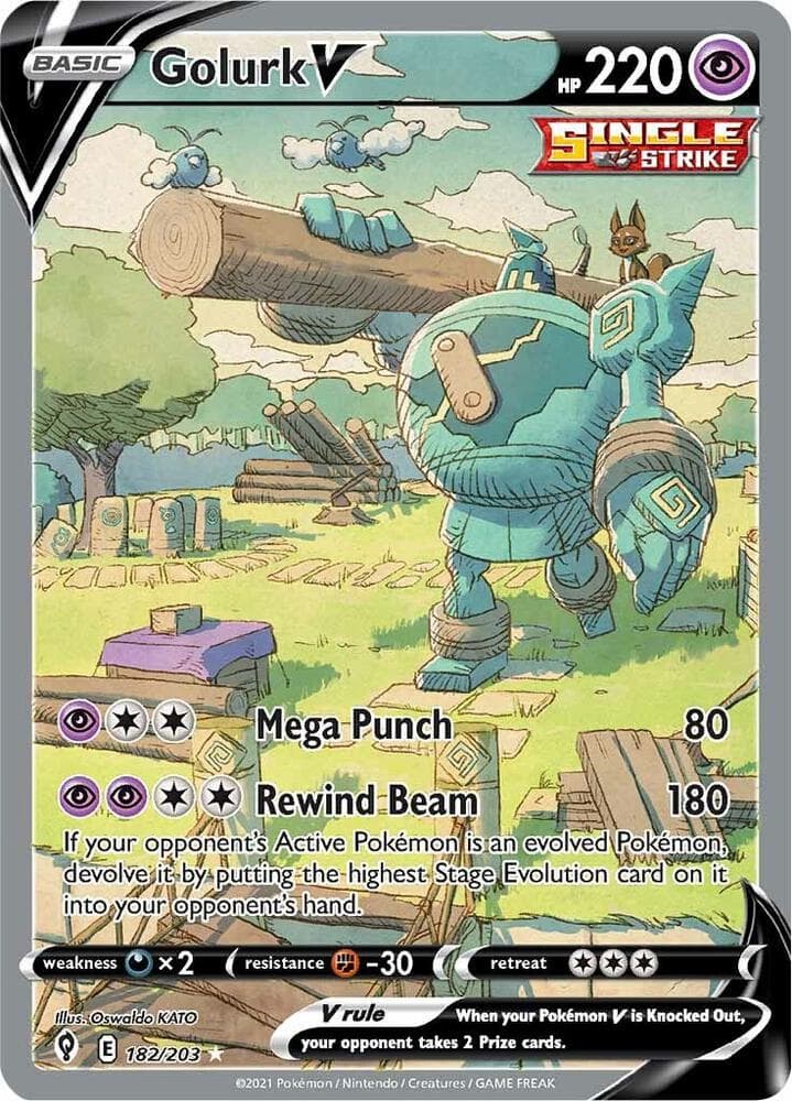 Golurk V Alternate Full Art Basic