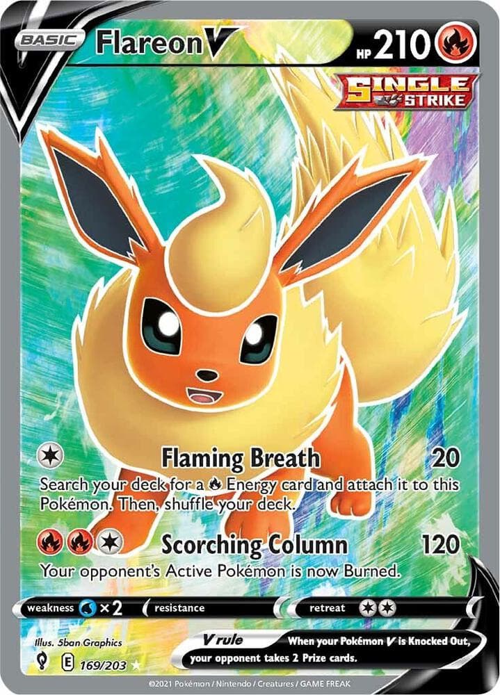 Flareon V Full Art Basic
