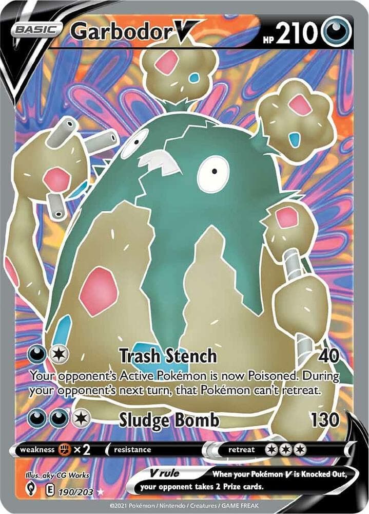 Garbodor V Full Art Basic