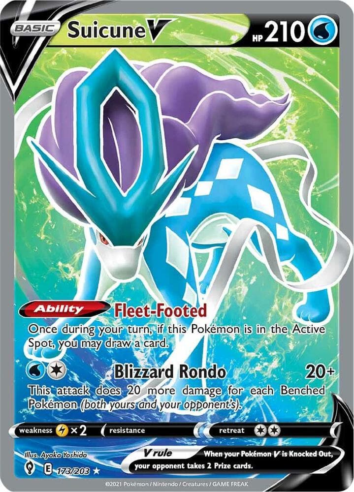 Suicune V Full Art Basic