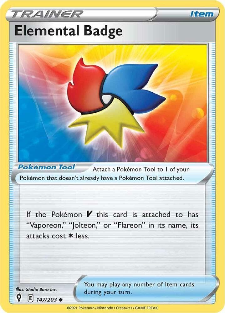 Elemental Badge Item · Pokémon Tool