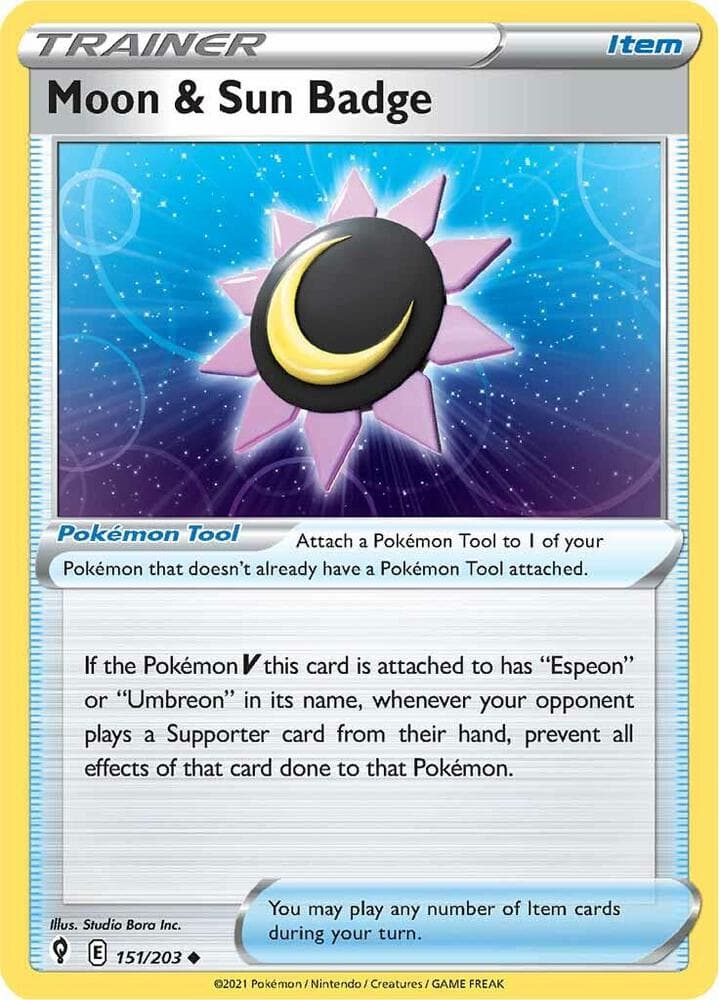Moon and Sun Badge Item · Pokémon Tool