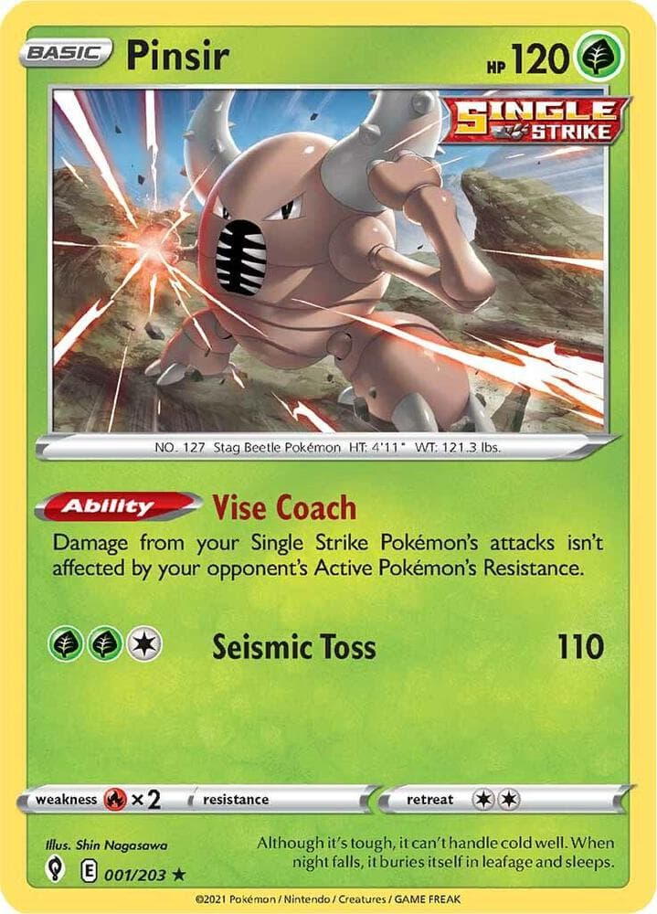 Pinsir Basic · Single Strike