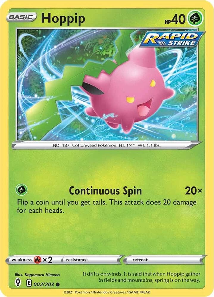 Hoppip Basic · Rapid Strike