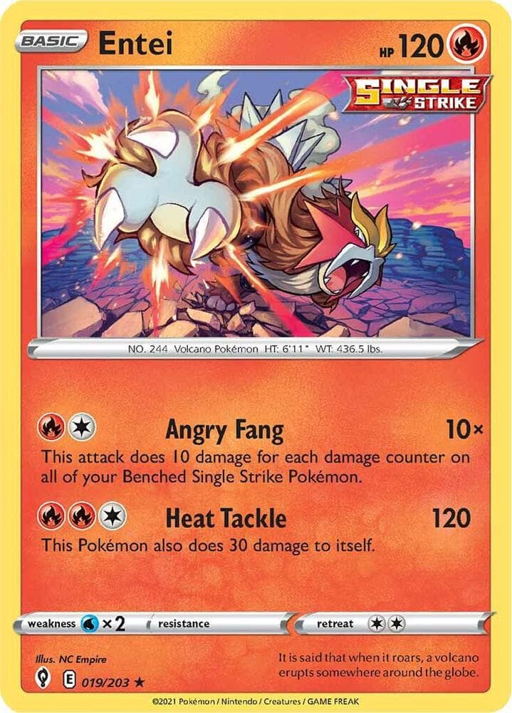 Entei Basic · Single Strike