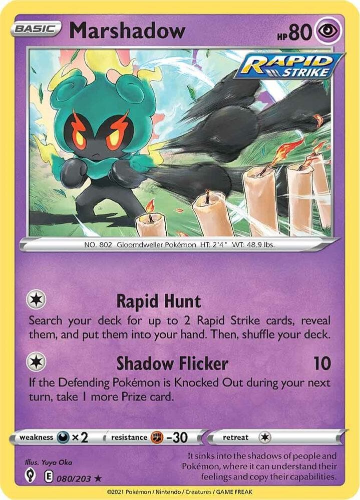Marshadow Basic · Rapid Strike