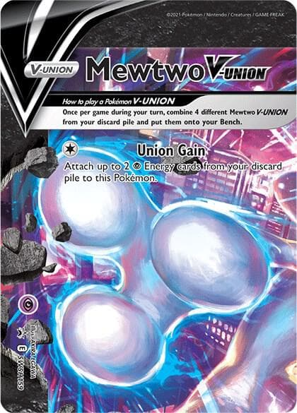 Mewtwo V UNION SWSH159 V-UNION