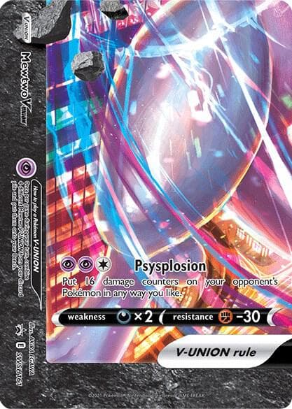 Mewtwo V UNION SWSH161 V-UNION
