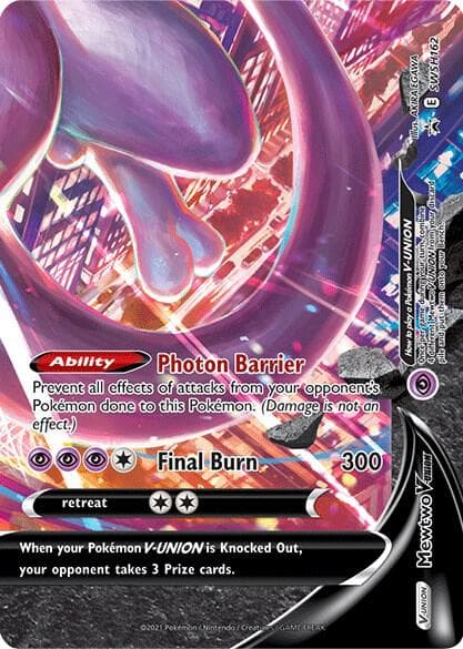 Mewtwo V UNION SWSH162 V-UNION