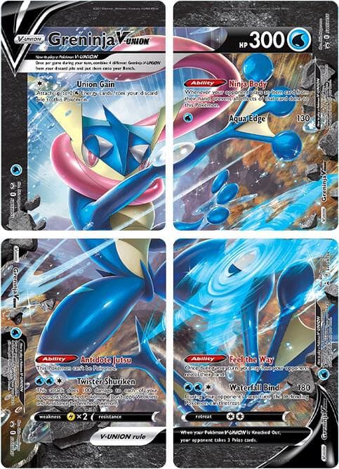 Greninja V UNION Set of 4 V-UNION