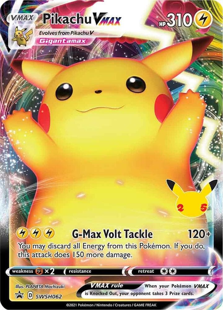 Pikachu VMAX SWSH062 VMAX
