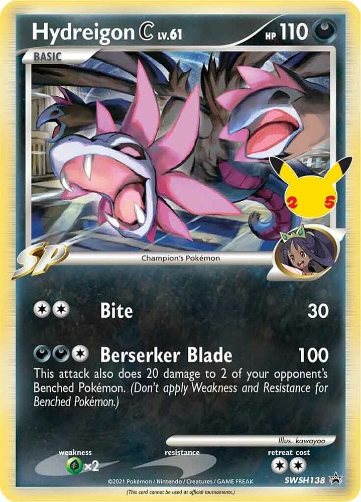 Hydreigon C lv61 SWSH138 Basic
