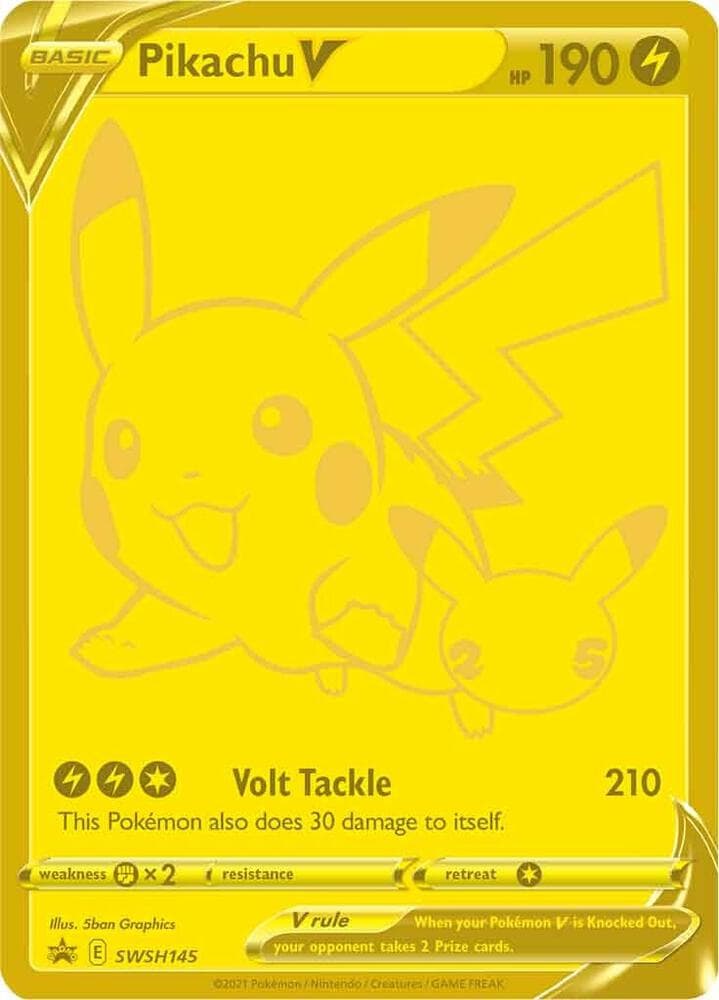 Pikachu V SWSH145 Basic