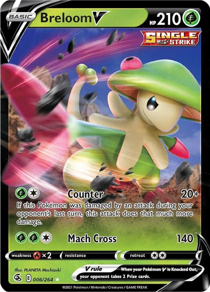 Breloom V Basic · V · Single Strike