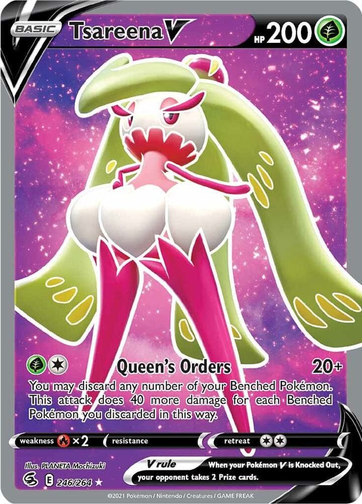 Tsareena V Full Art Basic