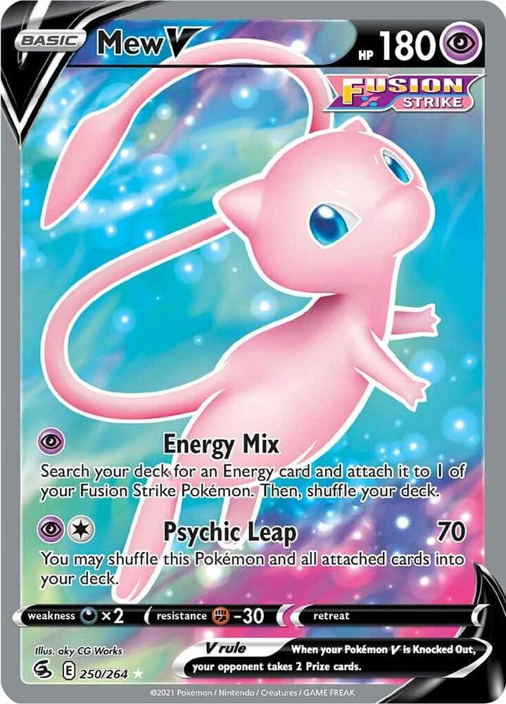 Mew V Full Art Basic