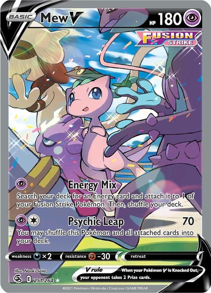 Mew V Alternate Full Art Basic