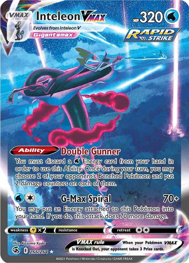 Inteleon VMAX Alternate Art Secret VMAX